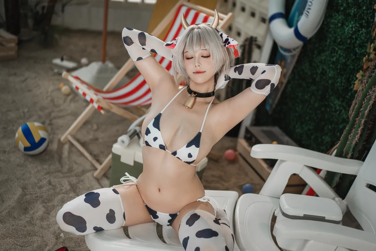 蜜汁猫裘 - 棕色尘埃 泰瑞丝 奶牛比基尼-erohere158.webp